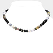 Natural Stone Beaded Necklace
