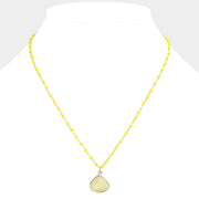 Natural Stone Pendant Necklace