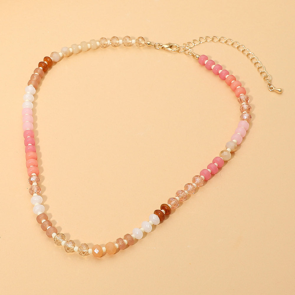 Faceted Beaded Necklace