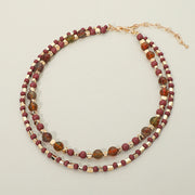 Boho Layered Beaded Necklace