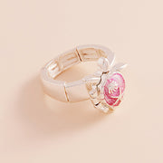 Enamel Sea Turtle Locket Stretch Ring