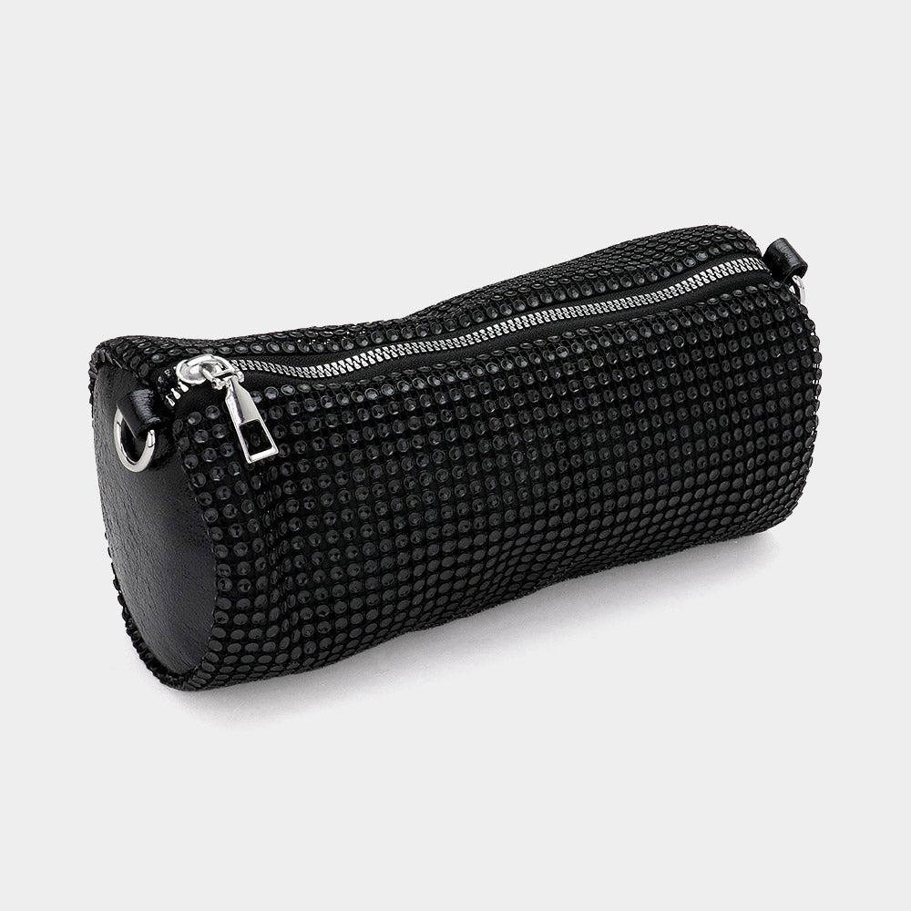 Bling Studded Round Mini Crossbody Bag