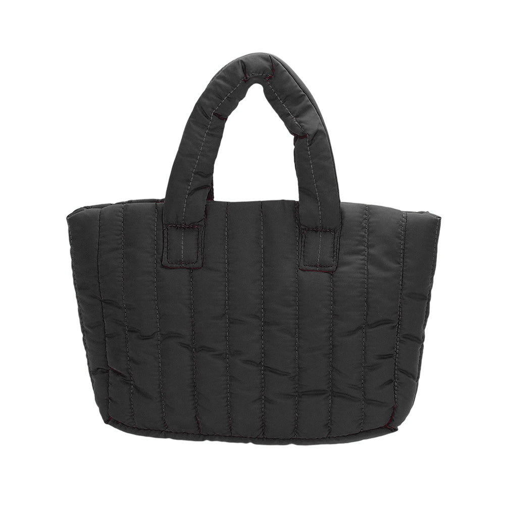 Quilted Padded Hand Bag / Tote Bag