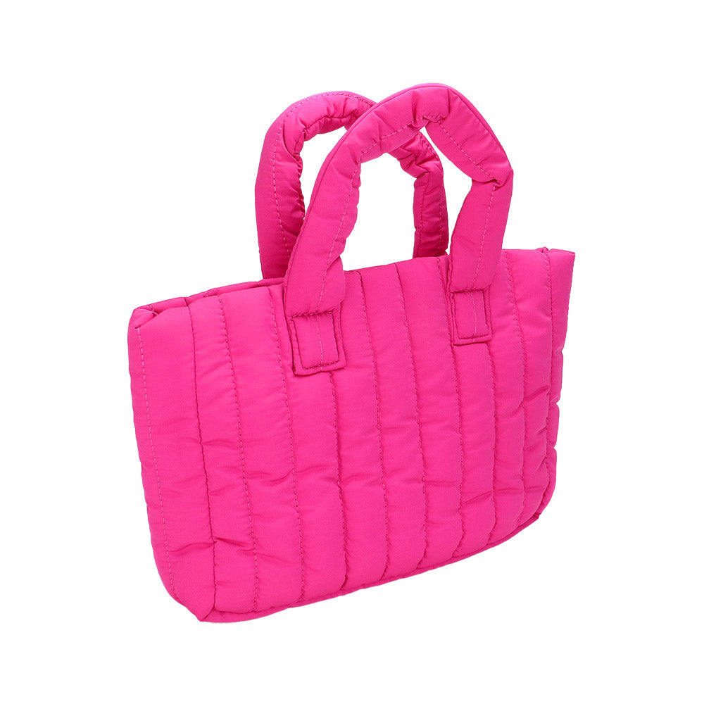 Quilted Padded Hand Bag / Tote Bag
