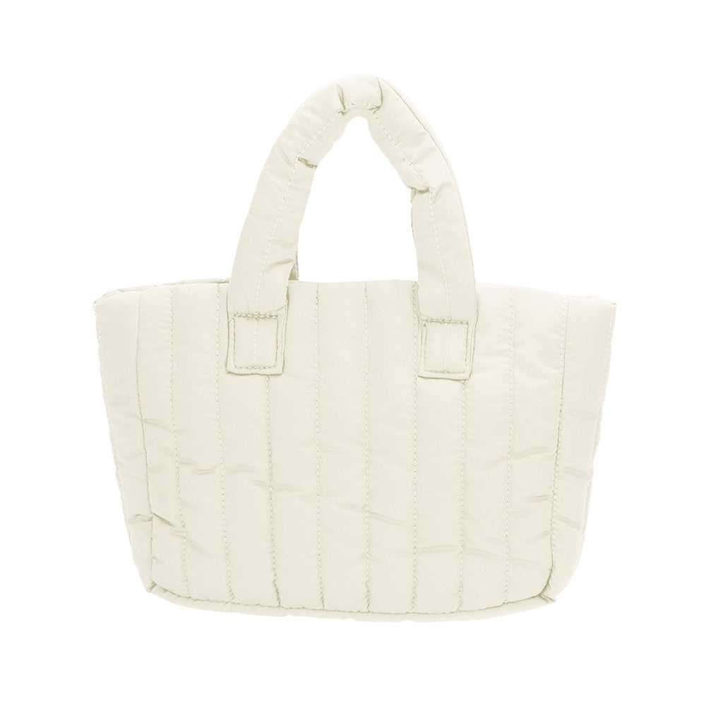 Quilted Padded Hand Bag / Tote Bag