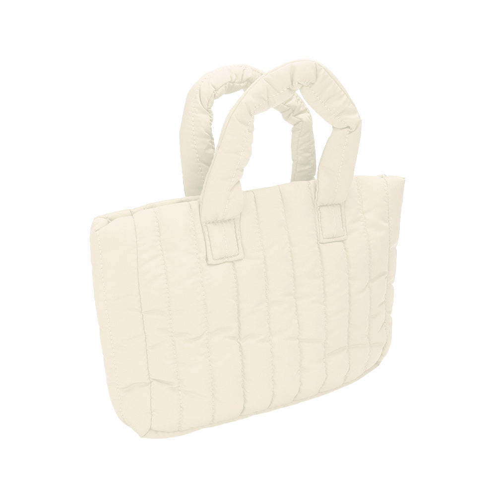 Quilted Padded Hand Bag / Tote Bag