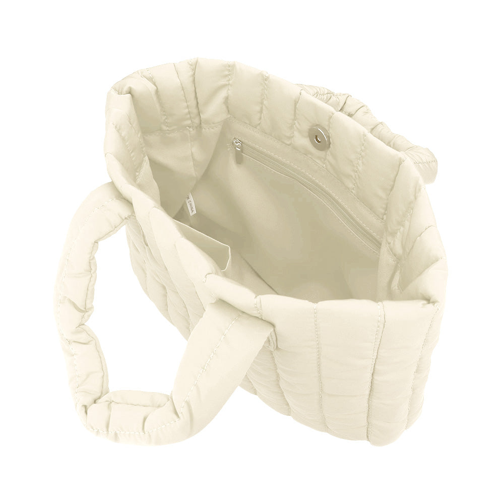 Quilted Padded Hand Bag / Tote Bag