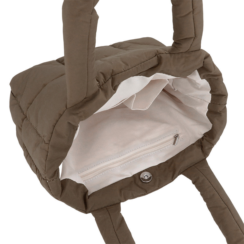 Quilted Padded Shoulder Bag / Tote Bag