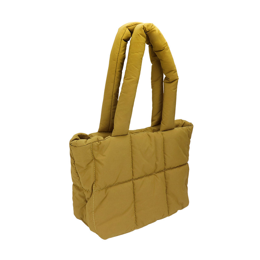 Quilted Padded Shoulder Bag / Tote Bag