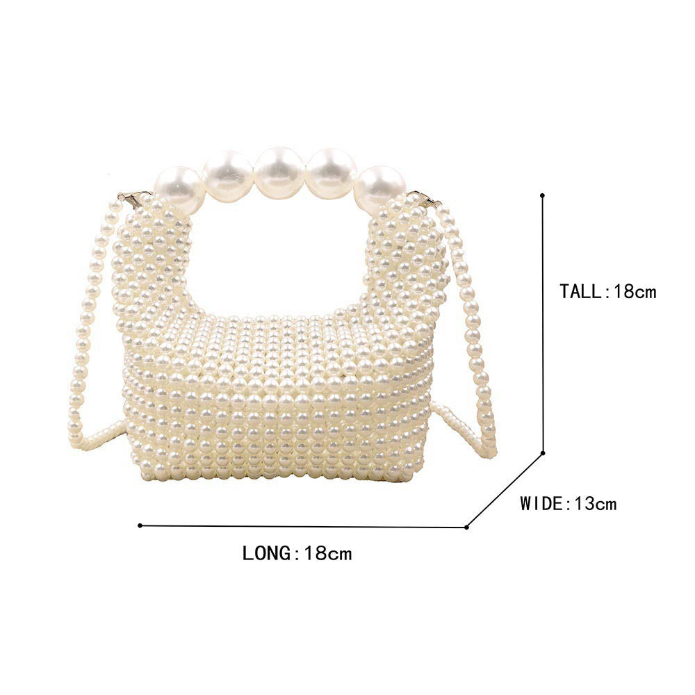 Pearl Beaded Handbag / Crossbody Bag