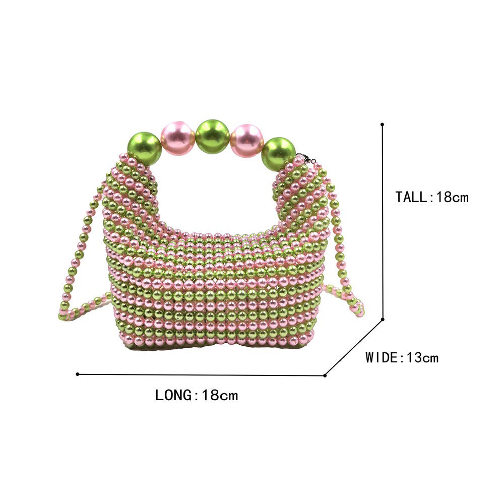 Pearl Beaded Handbag / Crossbody Bag