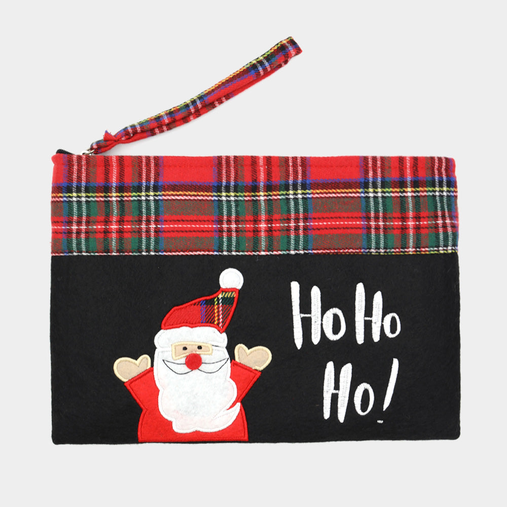 Ho Ho Ho Letter Santa Christmas Pouch Bag