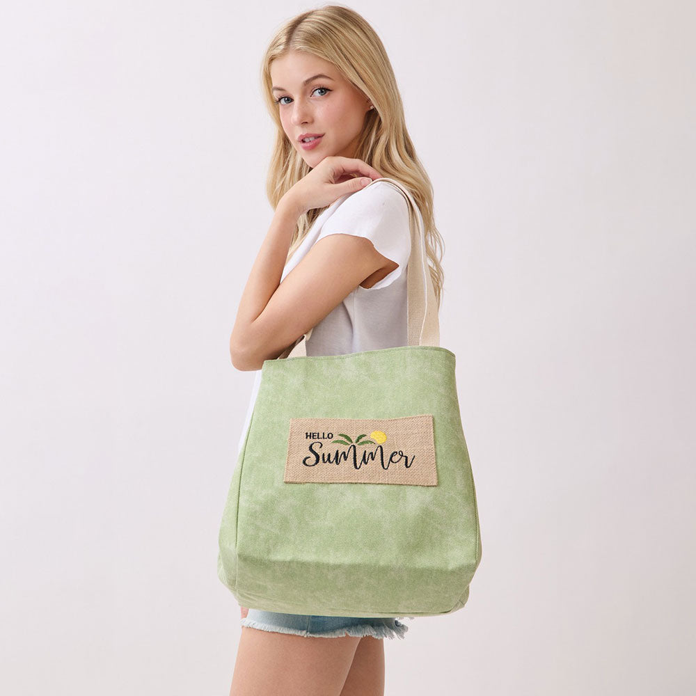2 IN 1 Bucket Style Cante Tote Shoulder Bag