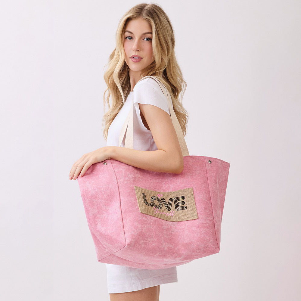 2 IN 1 Bucket Style Cante Tote Shoulder Bag