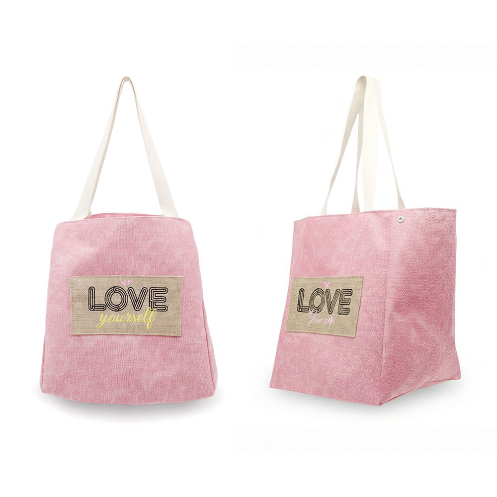 2 IN 1 Bucket Style Cante Tote Shoulder Bag
