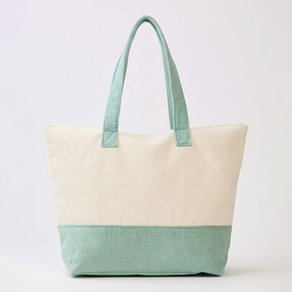 BEACH BUM Message Terry Tote Bag