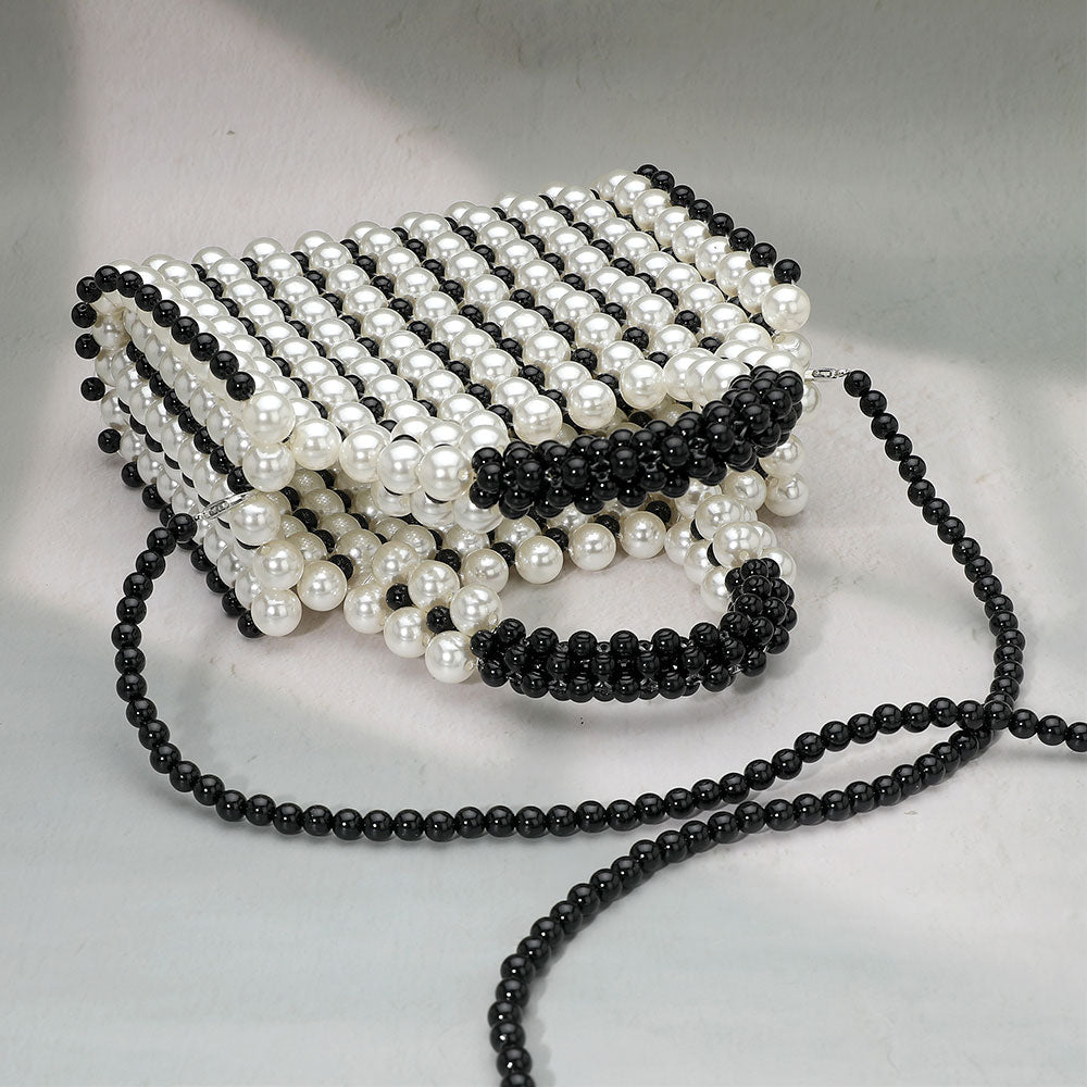 Pearl Box Top Handle Crossbody Bag