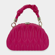 Quilted Solid Tote / Crossbody Bag