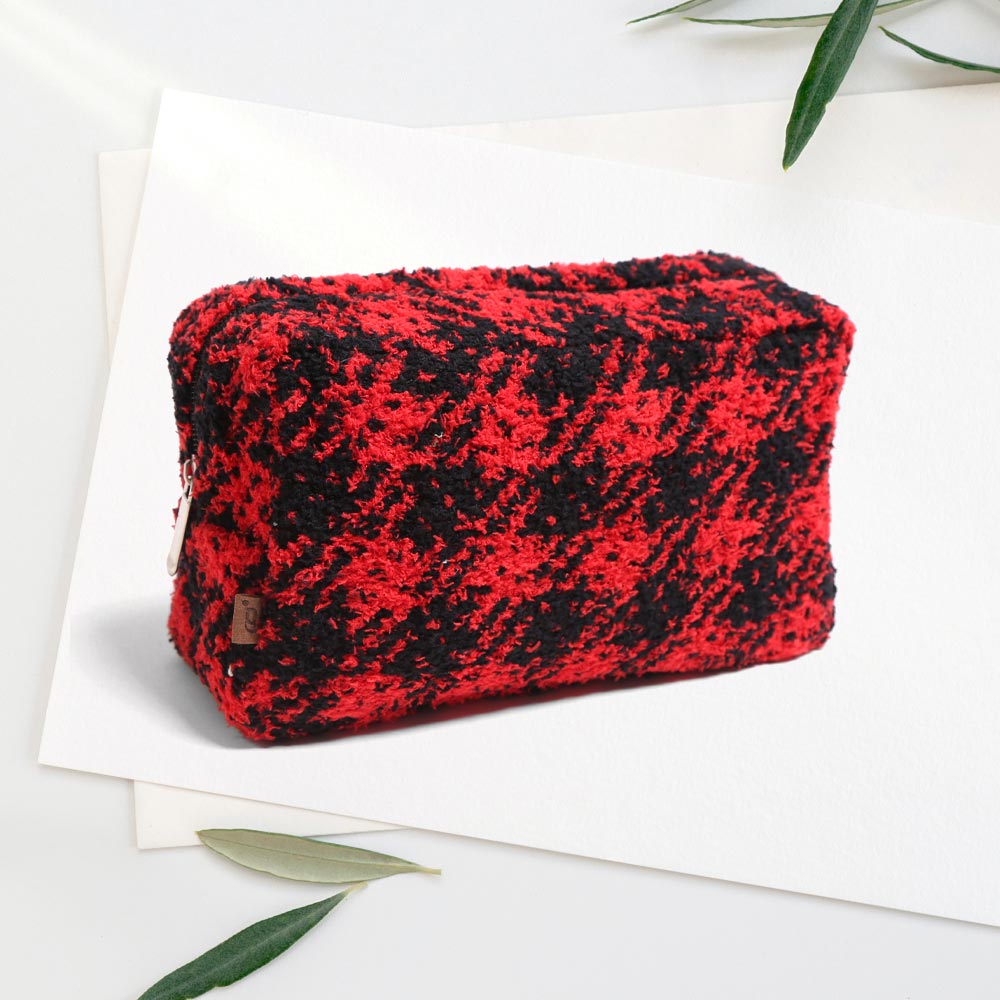 Buffalo Check Travel Pouch Large
