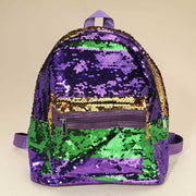 Mardi Gras Sequin Backpack Bag