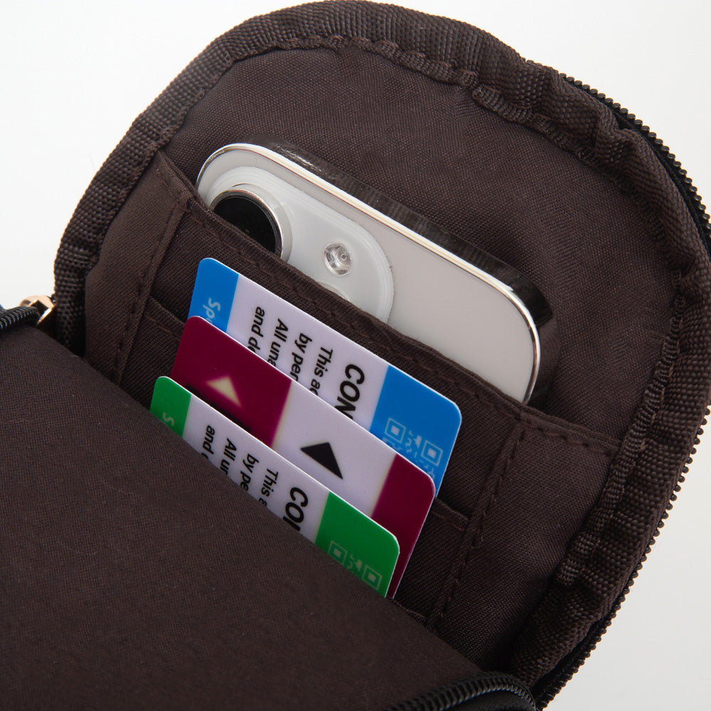 Shiny Quilted Puffer Tumbler Carrier Holder Crossbody Bag