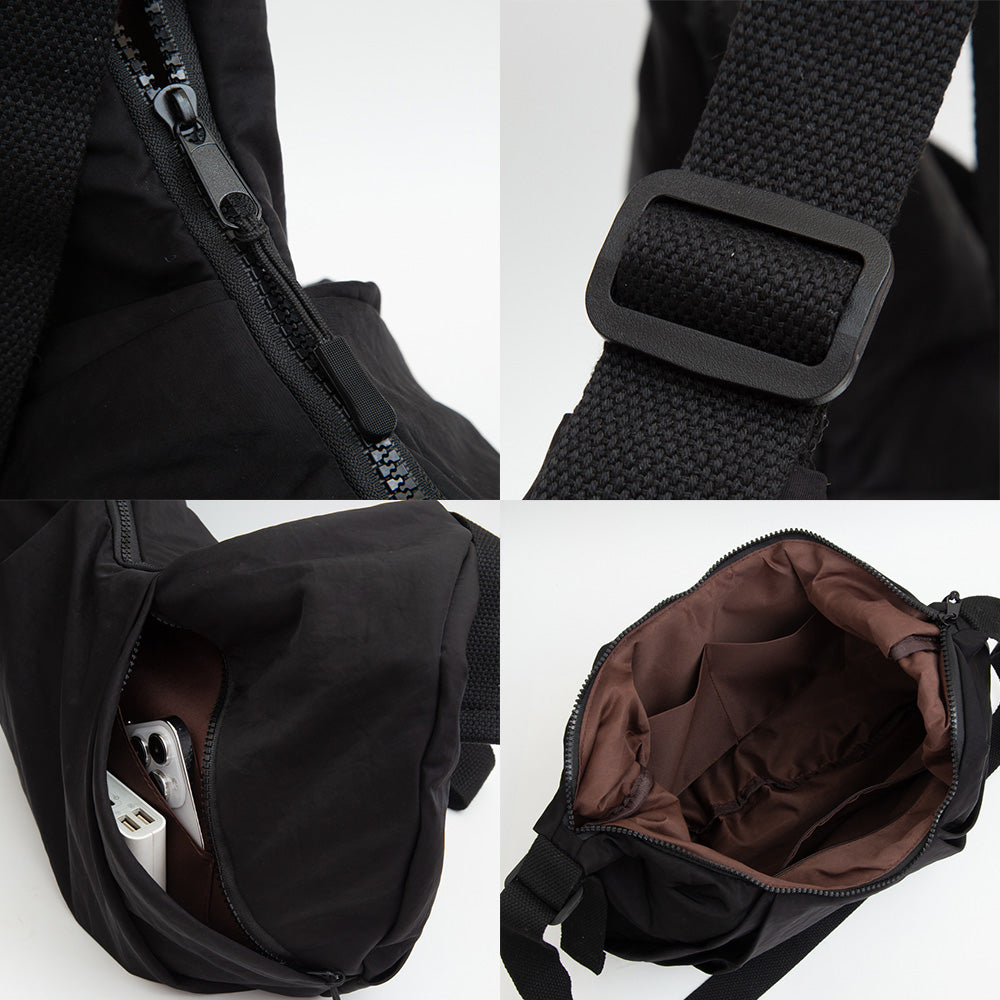 Nylon Puffer Crossbody Bag