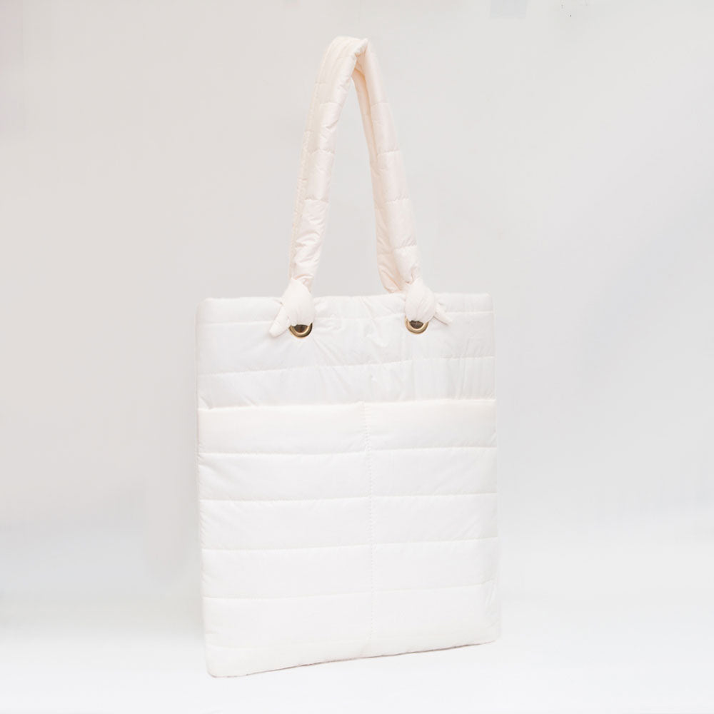 Soft Padded Quilted Tote Bag