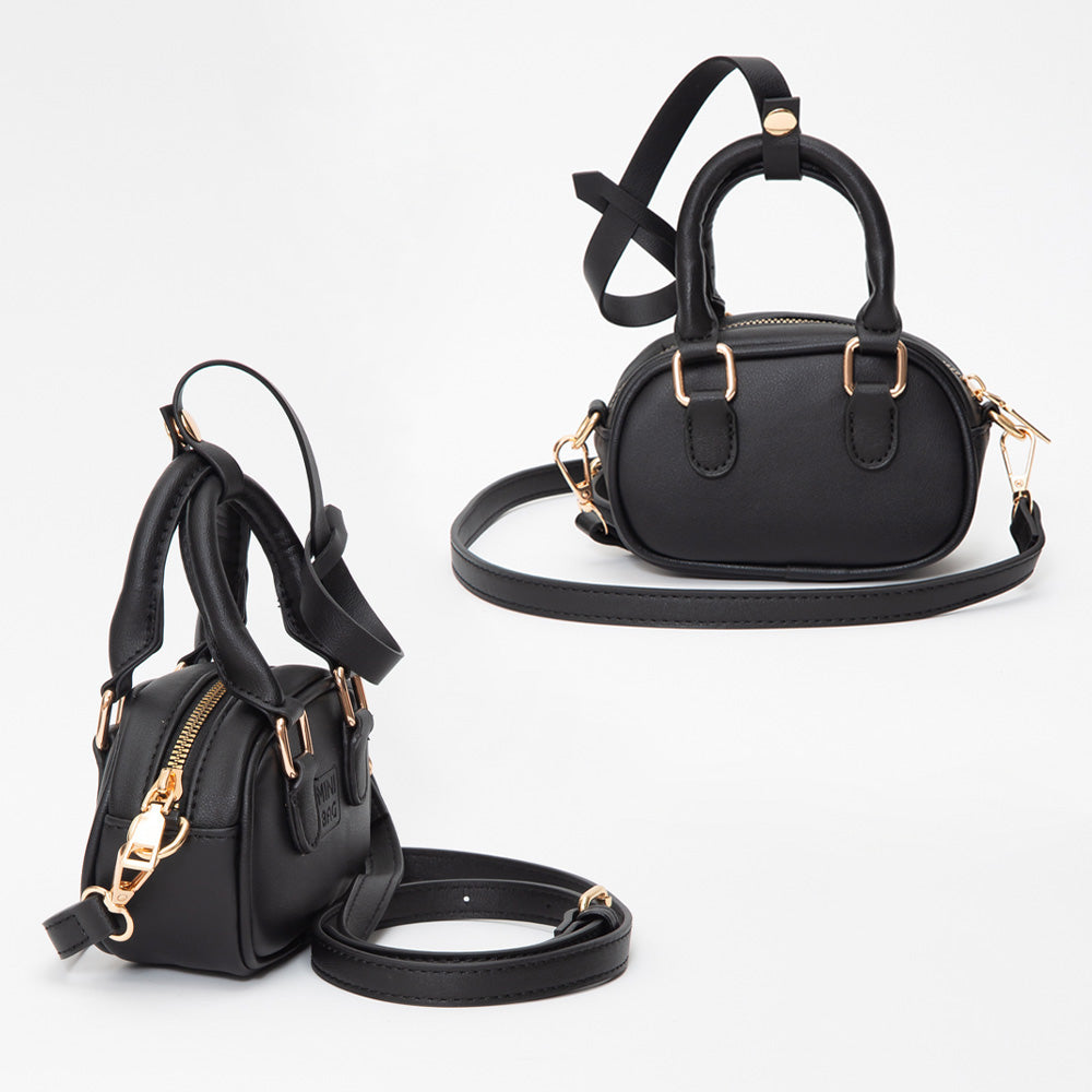 Faux Leather Bag Charm / Mini Bag / Crossbody Bag