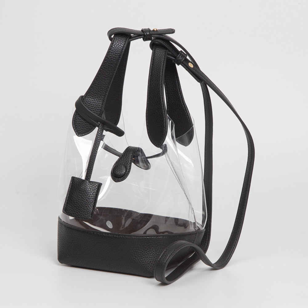 Transparent Bucket Shoulder Bag Crossbody Bag