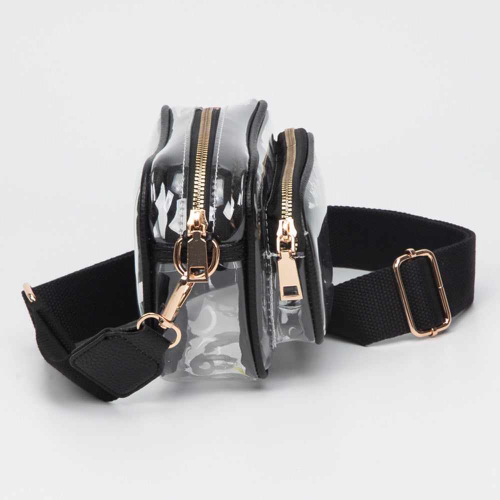 Transparent Rectangular Crossbody Bag