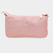 Bling Studded Flat Crossbody Bag
