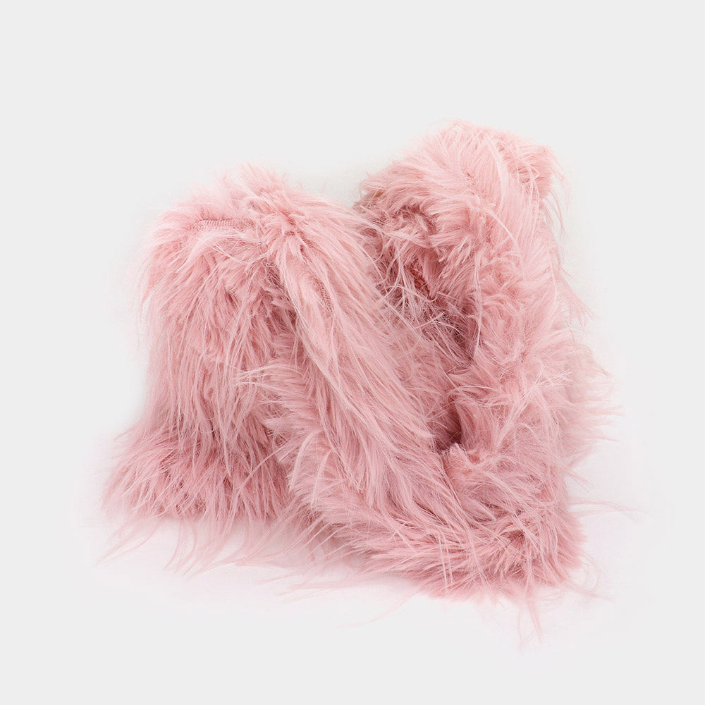 Furry Faux Fur Tote Bag