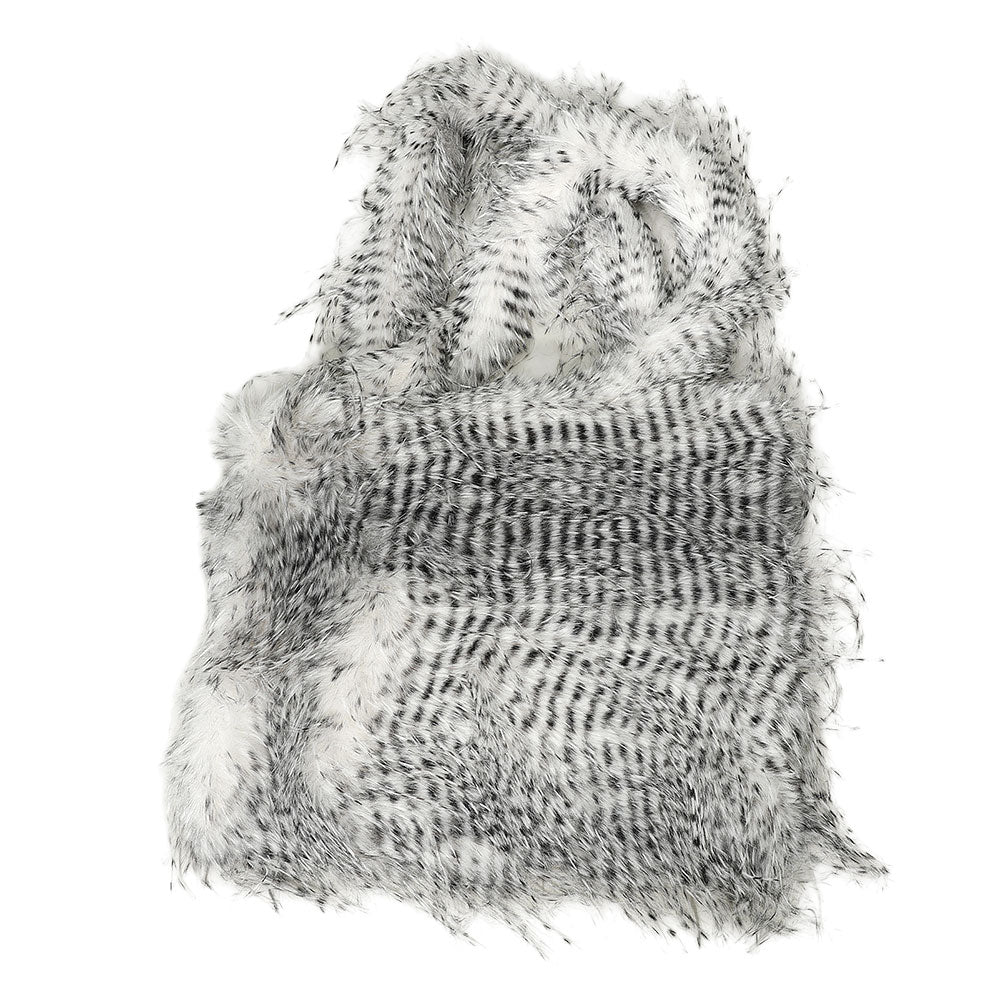 Furry Faux Fur Tote Bag