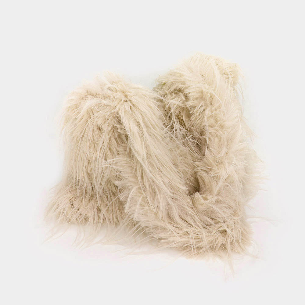 Furry Faux Fur Tote Bag