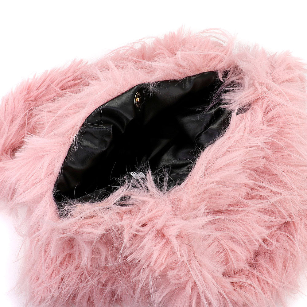 Furry Faux Fur Tote Bag
