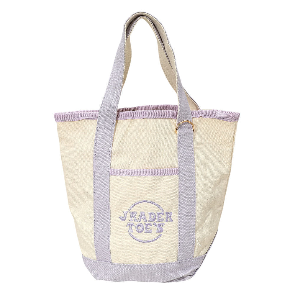 Jrader Toes Message Embroidered Small Multi Purpose Canvas Tote Bag