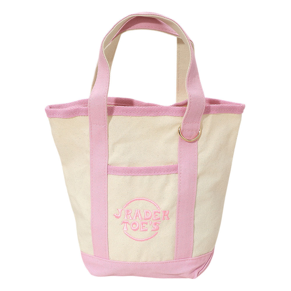 Jrader Toes Message Embroidered Small Multi Purpose Canvas Tote Bag