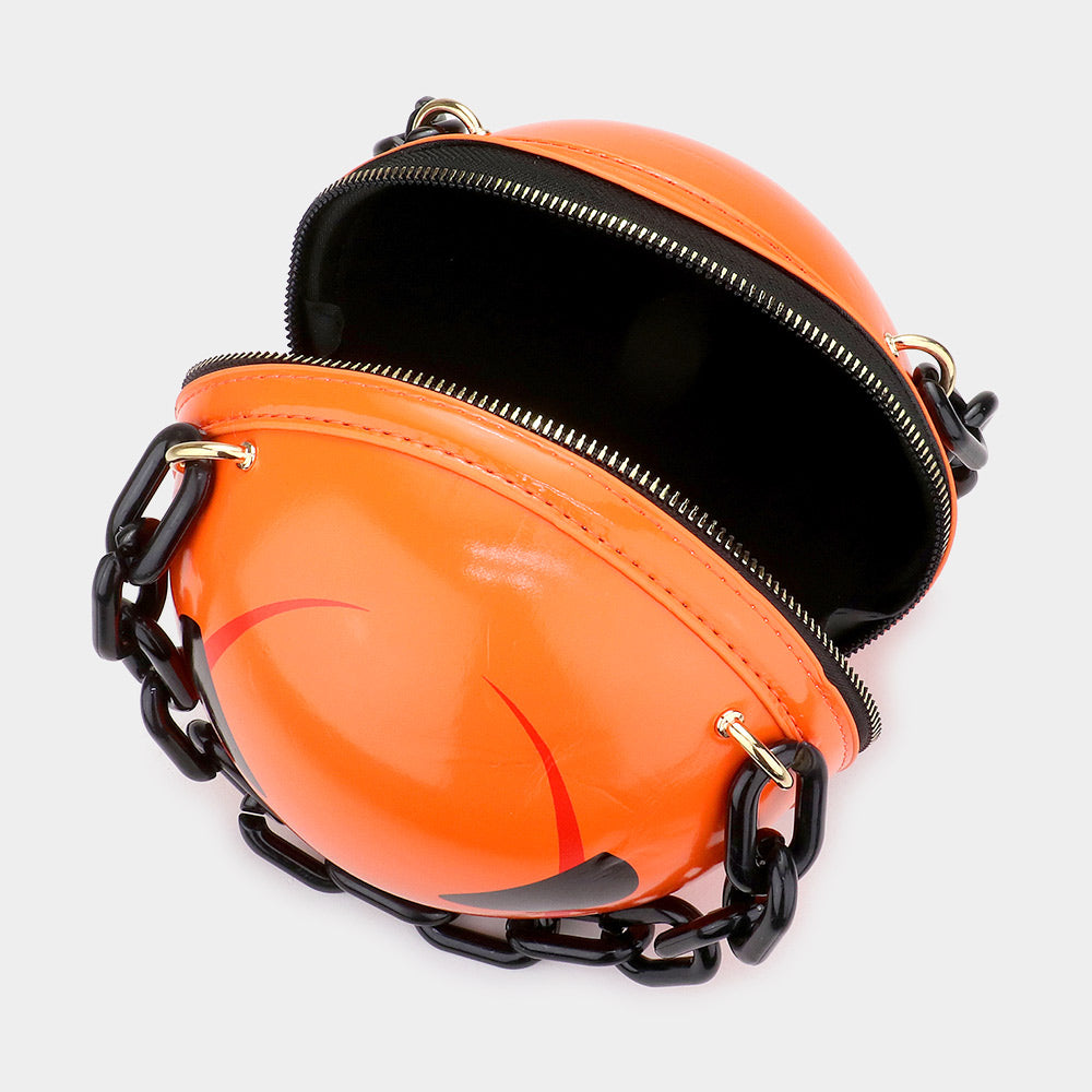 Pumpkin Round Tote /  Crossbody Bag