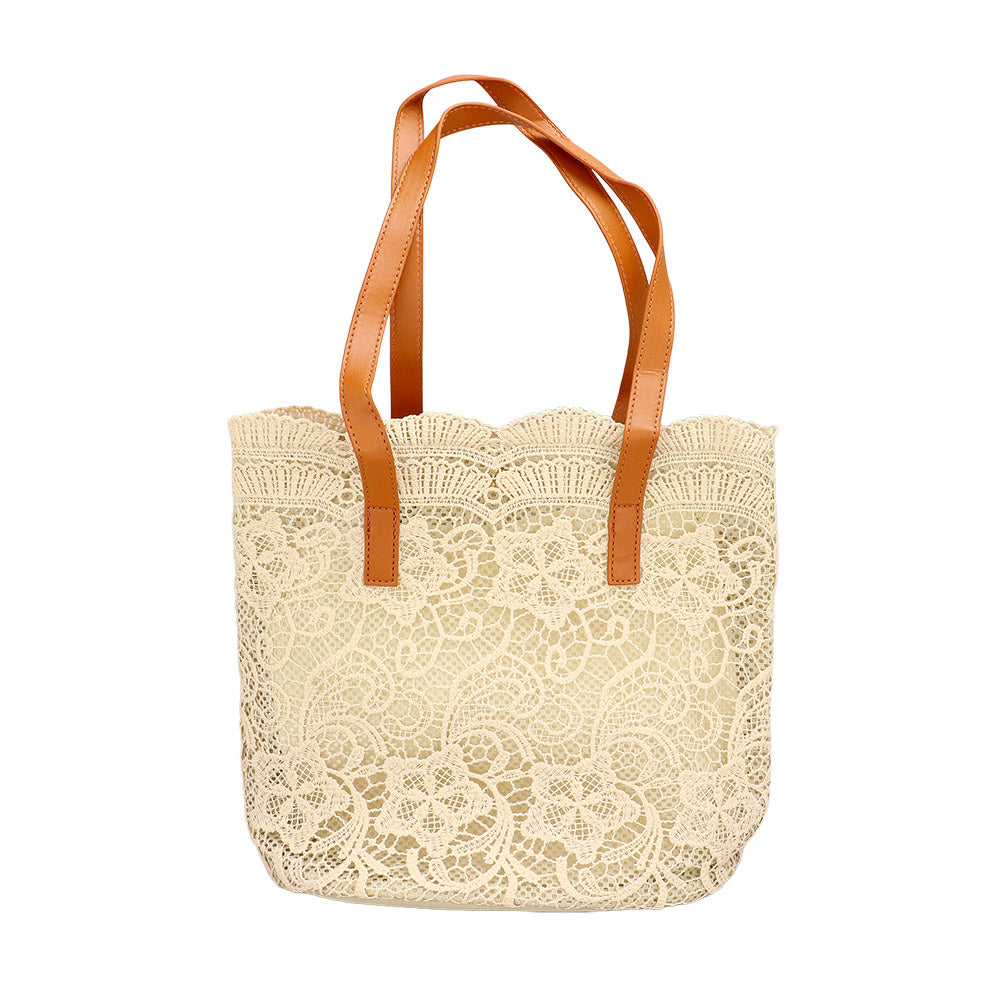 Flower Lace Tote Bag / Shoulder Bag