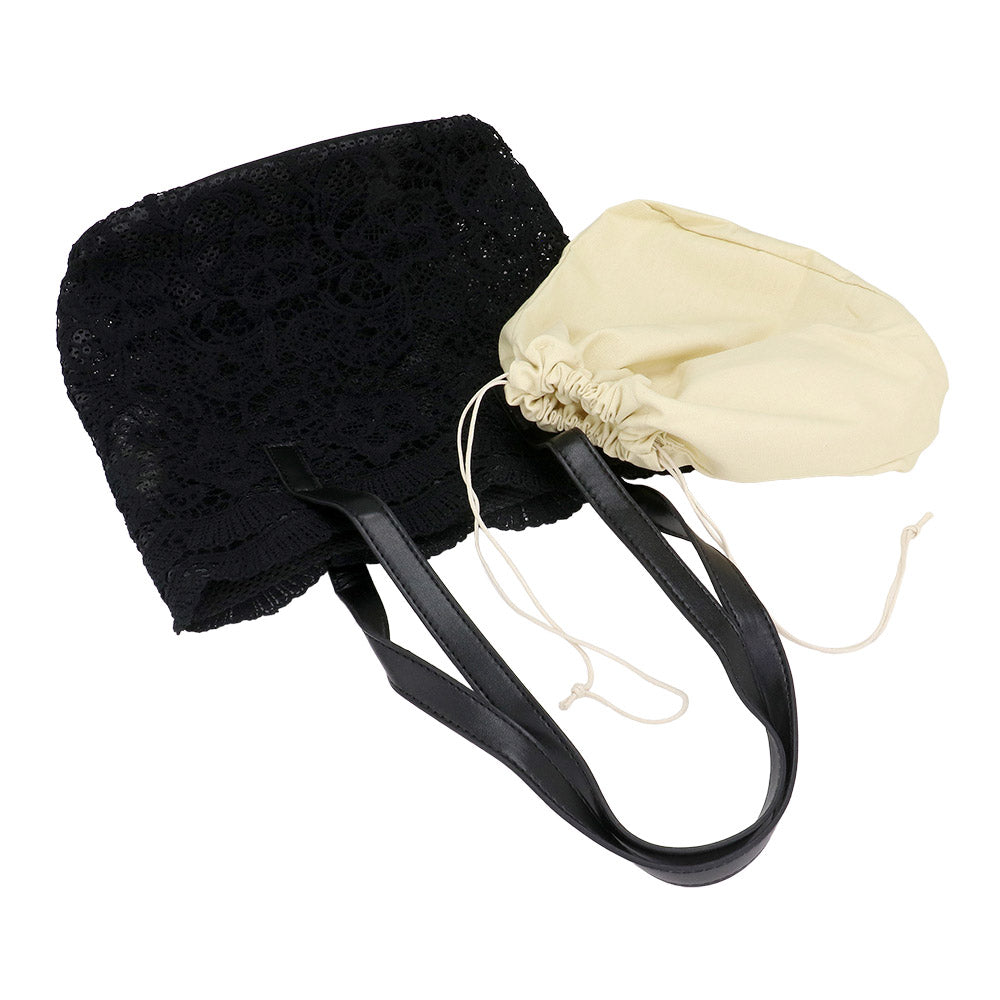 Flower Lace Tote Bag / Shoulder Bag