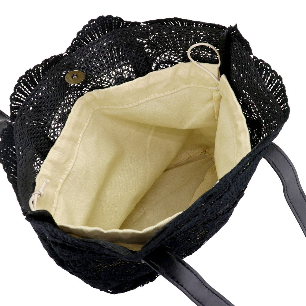 Flower Lace Tote Bag / Shoulder Bag
