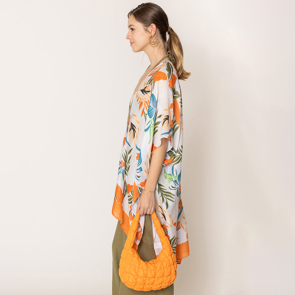 Quilted Puffer Tote / Shoulder Bag Cloud Bag