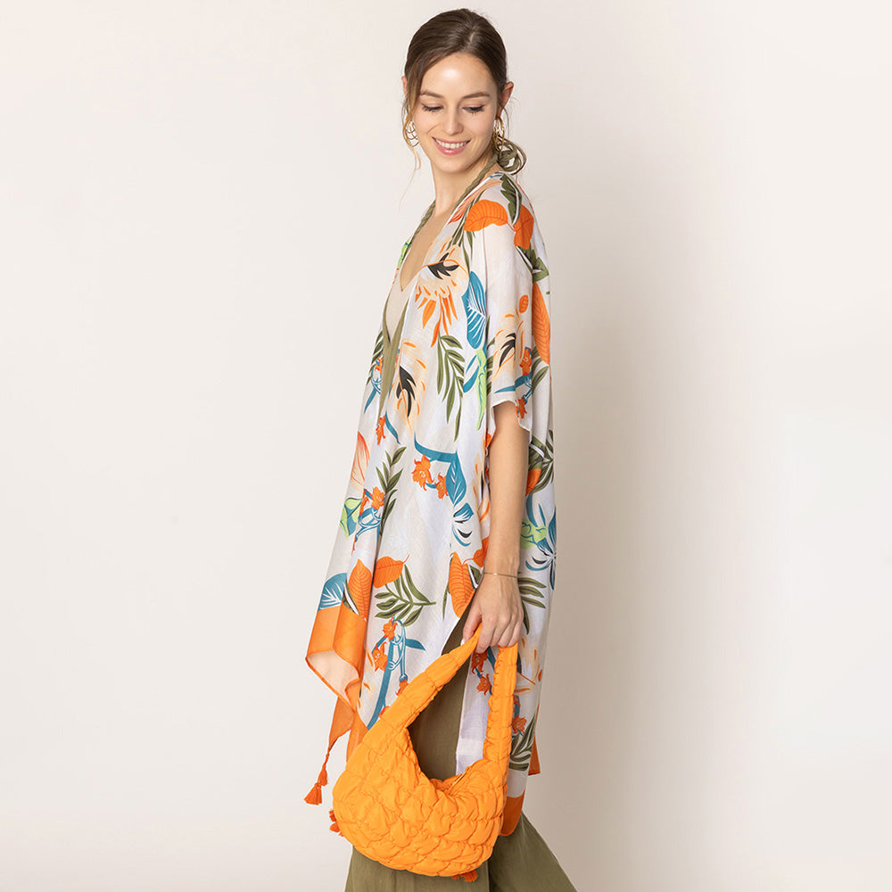 Quilted Puffer Tote / Shoulder Bag Cloud Bag