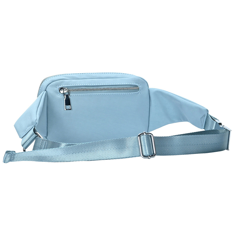 Solid Rectangle Sling Bag / Fanny Pack / Belt Bag