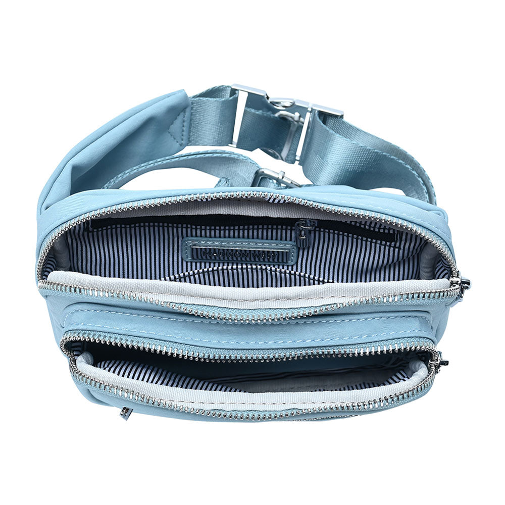 Solid Rectangle Sling Bag / Fanny Pack / Belt Bag