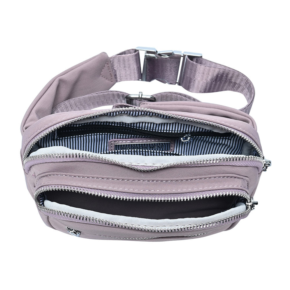 Solid Rectangle Sling Bag / Fanny Pack / Belt Bag