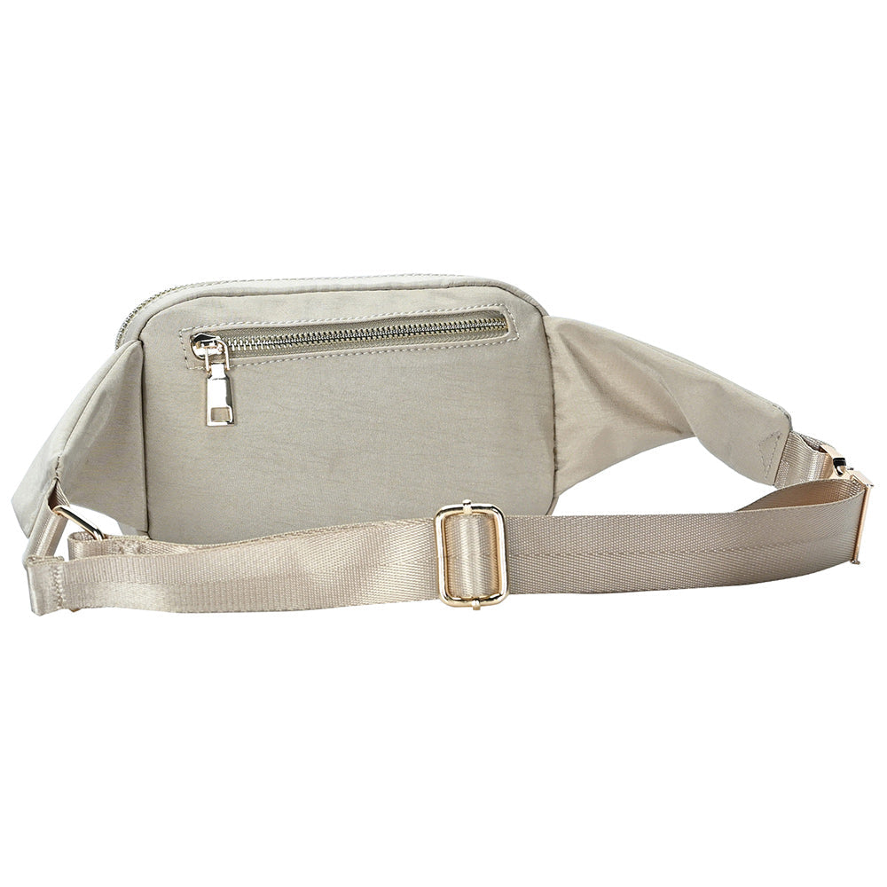 Solid Rectangle Sling Bag / Fanny Pack / Belt Bag