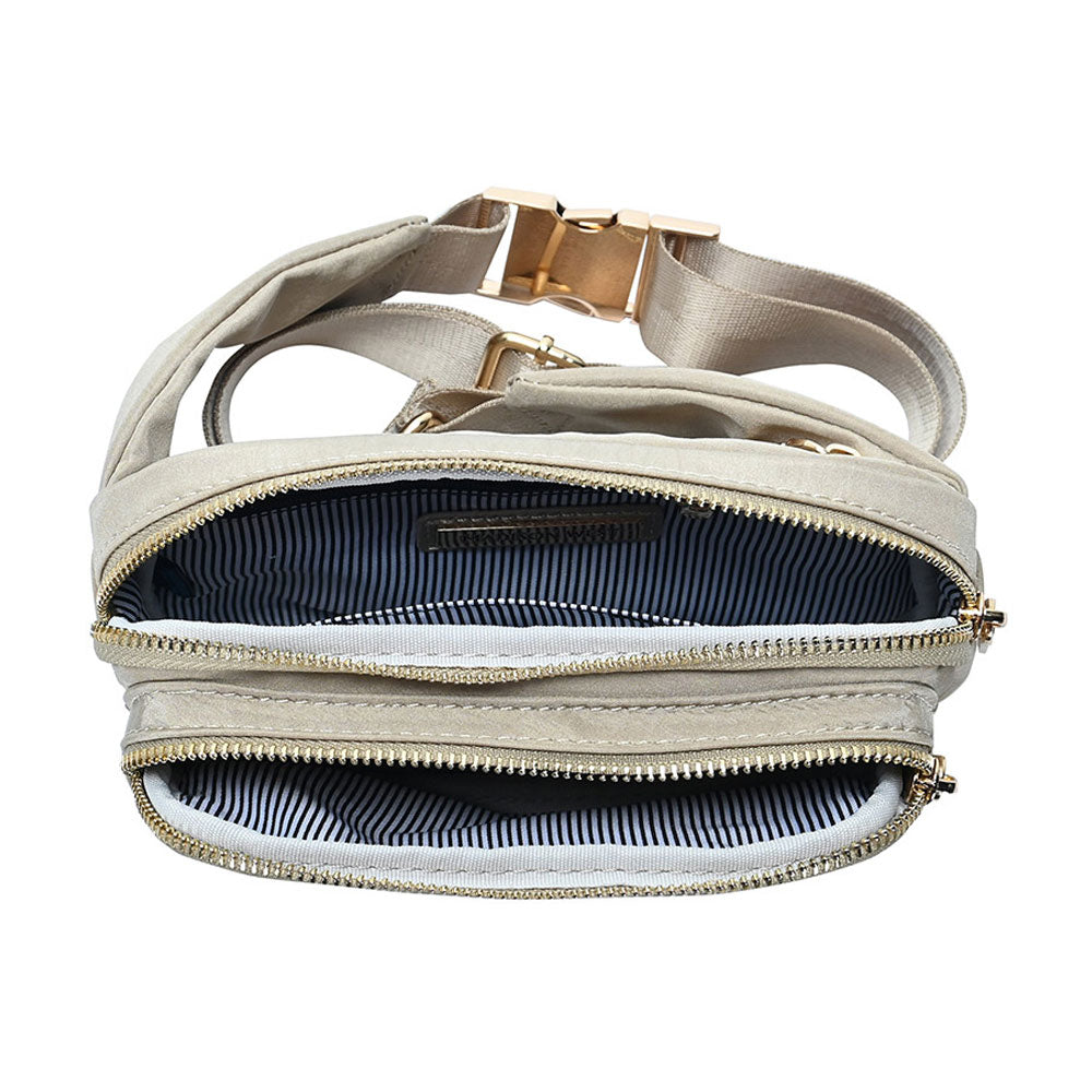 Solid Rectangle Sling Bag / Fanny Pack / Belt Bag