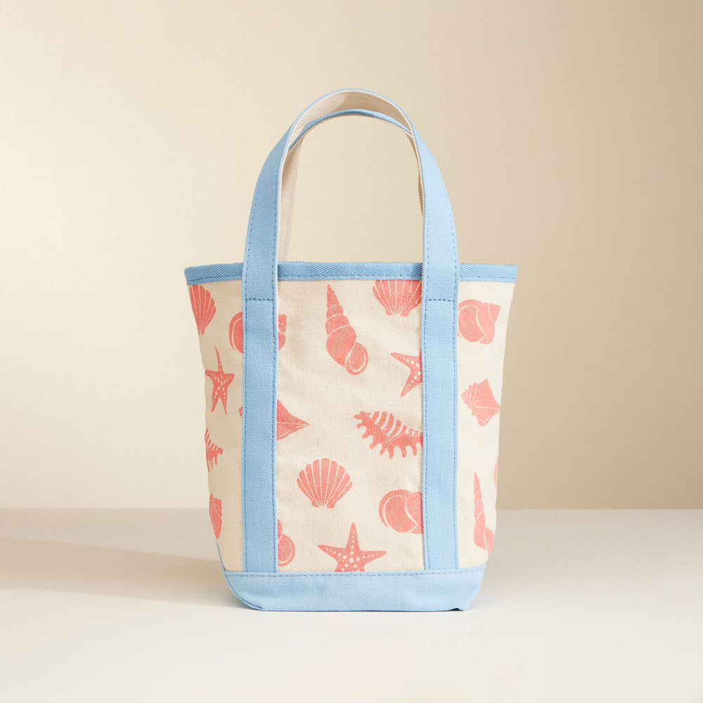 Seashell Starfish Pattern Tote Bag