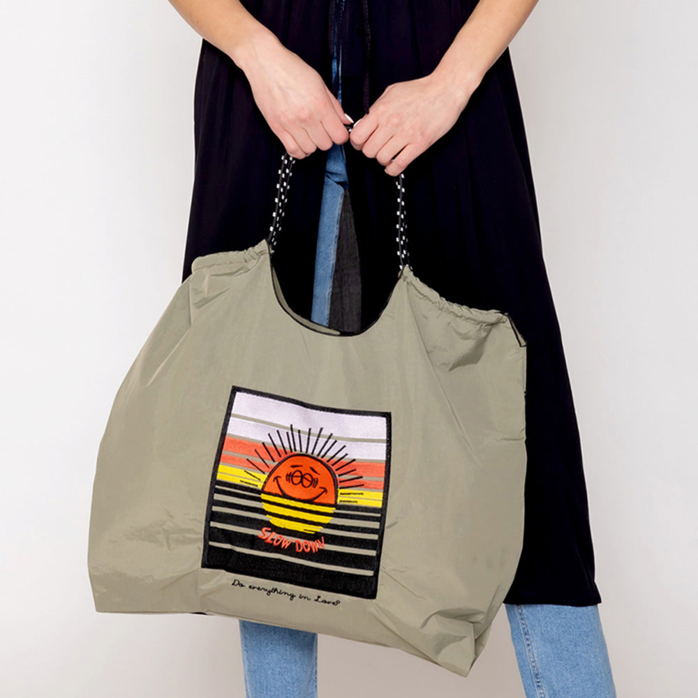 Sun Rope Nylon Tote Bag